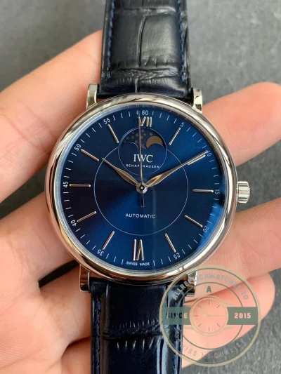 Replica Portofino Automatic Moon Phase 40mm Blue Dial IW459402 - High-Grade Replica Watch