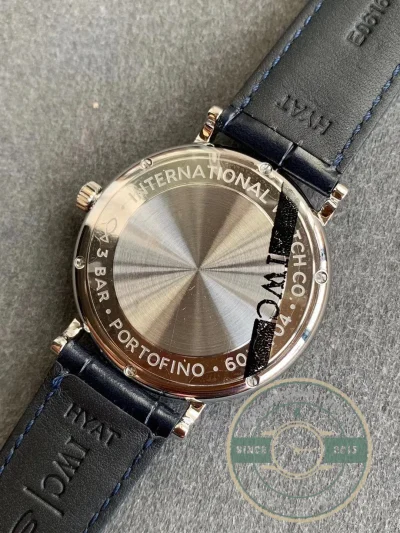 Replica Portofino Automatic Moon Phase 40mm Blue Dial IW459402 - Luxury Replica Watch