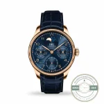 IWC Portugieser Perpetual Calendar IW503312 replica, 44mm in deep blue lacquer
