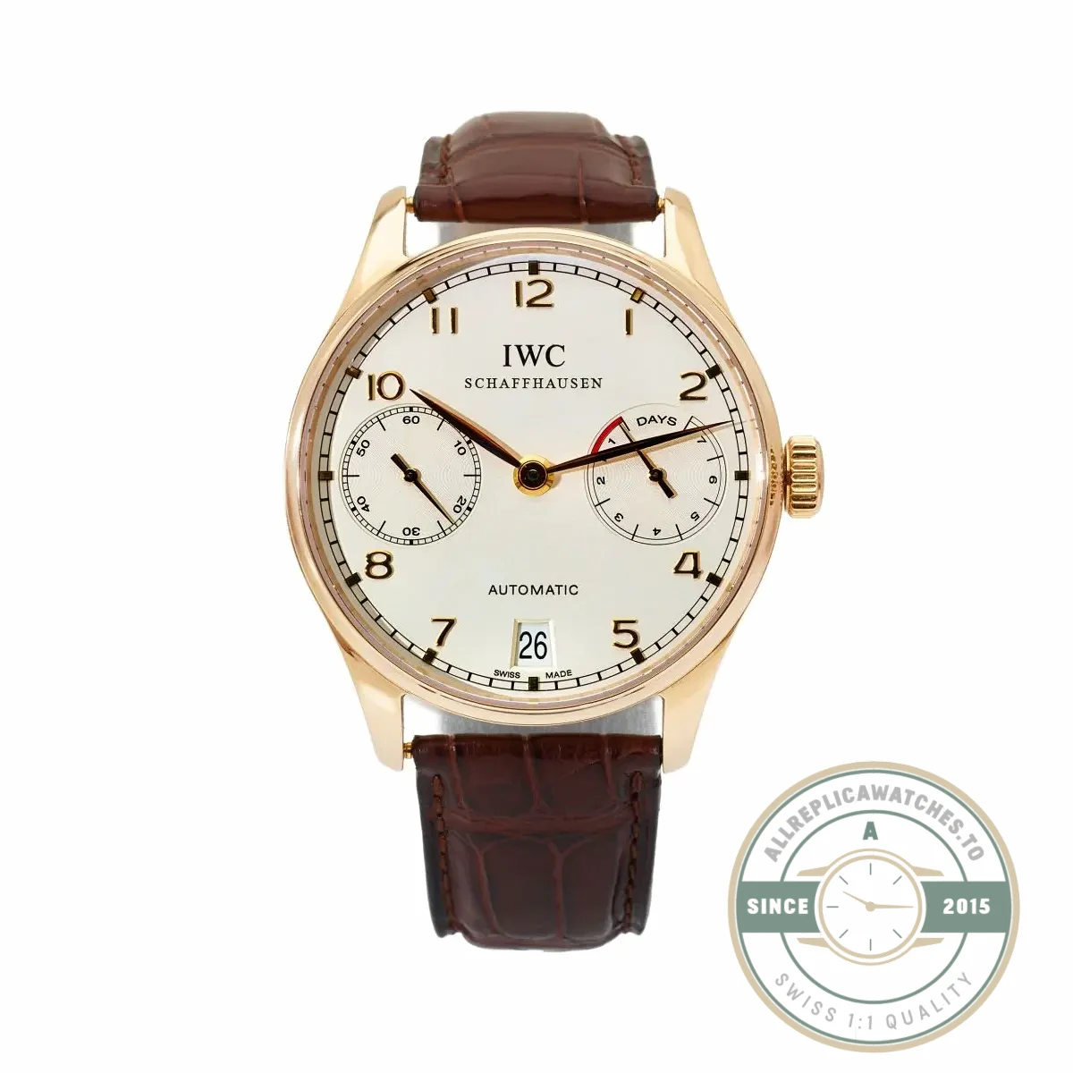 Replica Portuguese 7 Days IW500113 Rose Gold 42mm - Budget Luxury Replica Watch