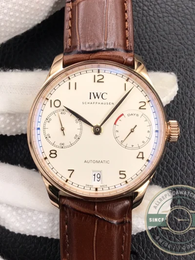 Replica Portuguese 7 Days IW500113 Rose Gold 42mm - Swiss-Made Clone Watch