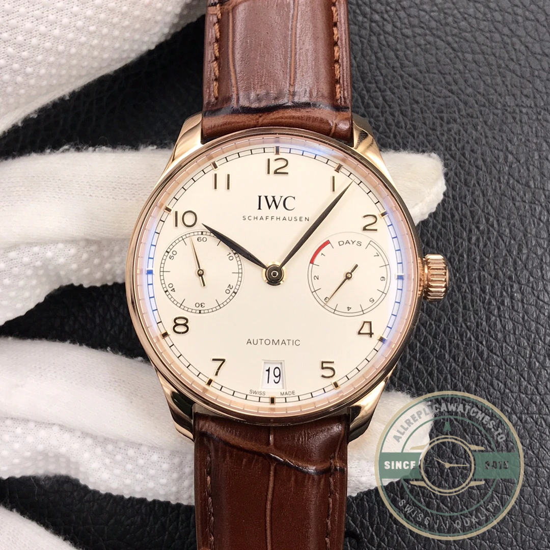Replica Portuguese 7 Days IW500113 Rose Gold 42mm - Swiss-Made Clone Watch