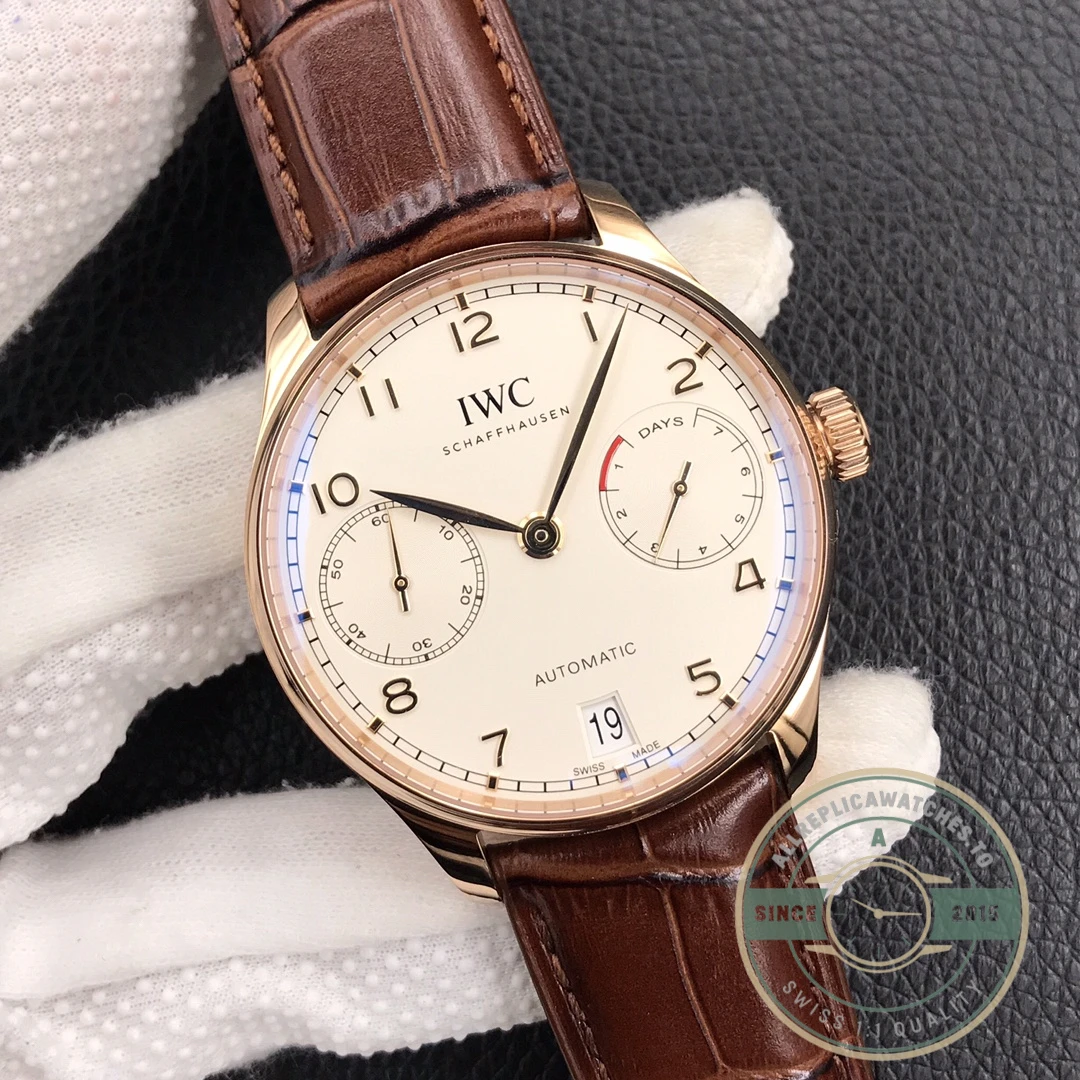 Replica Portuguese 7 Days IW500113 Rose Gold 42mm - Affordable Super Clone Watch
