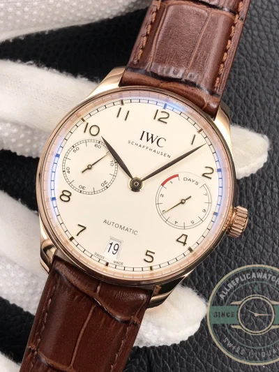 Replica Portuguese 7 Days IW500113 Rose Gold 42mm - High-Grade Replica Watch