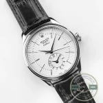 Replica Rolex Cellini Dual Time 50529 Silver Dial 39mm - Premium Super Clone Watch