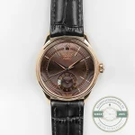 Replica Rolex Cellini Dual Time Rose Gold 50525.015 Brown Dial - Top-Tier Swiss Replica Watch