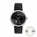 Replica Rolex Cellini Dual Time White Gold 50529 Black Dial 39mm - Top-Tier Swiss Replica Watch