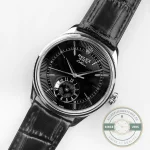 Replica Rolex Cellini Dual Time White Gold 50529 Black Dial 39mm - Affordable Luxury Replica Timepiece