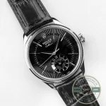 Replica Rolex Cellini Dual Time White Gold 50529 Black Dial 39mm - Luxury Replica Watch