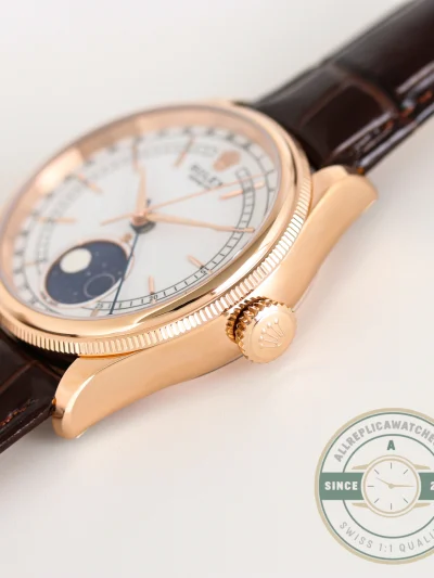 Replica Rolex Cellini Moonphase 50535 White Dial - Affordable Luxury Replica Timepiece