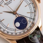 Replica Rolex Cellini Moonphase 50535 White Dial - Swiss Movement Replica Watch