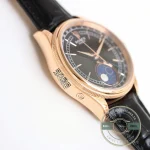 Replica Rolex Cellini Moonphase Rose Gold 50535 39mm Black Dial - Luxury Replica Watch