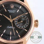 Replica Rolex Cellini Rose Gold 50515 39mm Black Dial - Swiss-Made Clone Watch