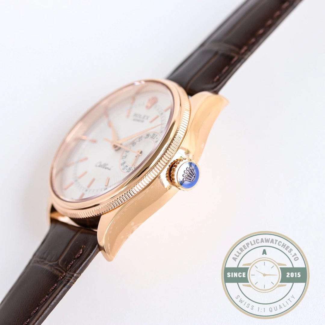 Replica Rolex Cellini Rose Gold 50515.01 39mm White Dial - Affordable Luxury Replica Timepiece