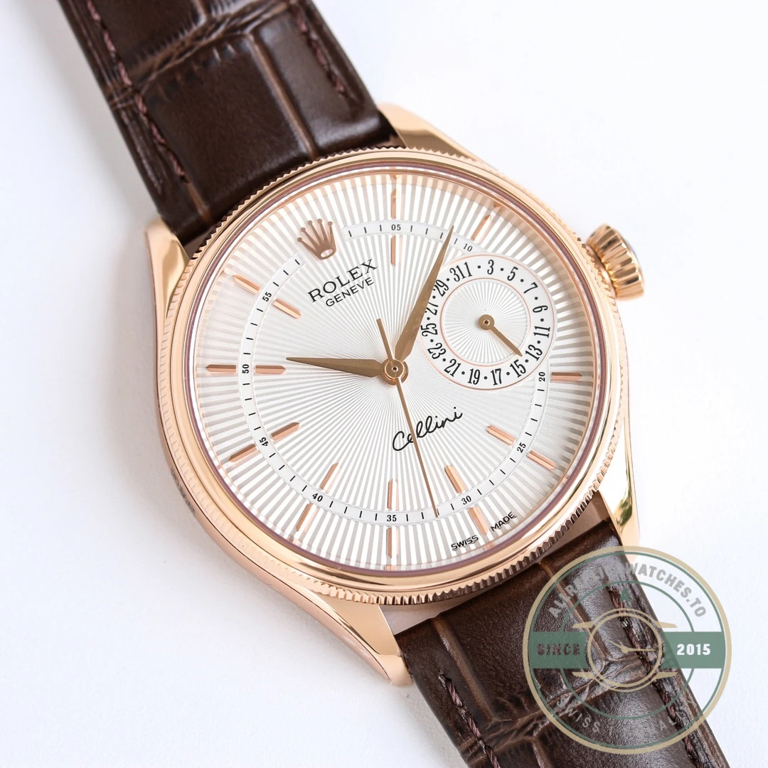 Replica Rolex Cellini Rose Gold 50515.01 39mm White Dial - Swiss-Made Clone Watch