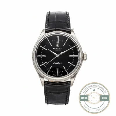 Replica Rolex Cellini Time 39mm 50509.006 Black Dial - Top-Tier Swiss Replica Watch