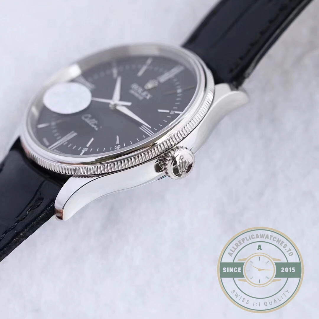 Replica Rolex Cellini Time 39mm 50509.006 Black Dial - 1:1 Swiss Replica Watch
