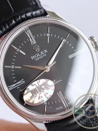 Replica Rolex Cellini Time 39mm 50509.006 Black Dial - 1:1 Swiss Replica Watch