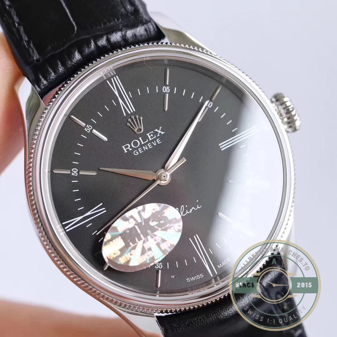 Replica Rolex Cellini Time 39mm 50509.006 Black Dial - 1:1 Swiss Replica Watch