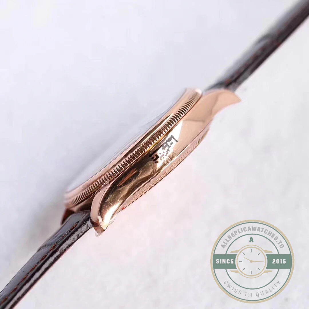 Replica Rolex Cellini Time Rose gold 50505 39mm White Dial - Affordable Luxury Replica Timepiece