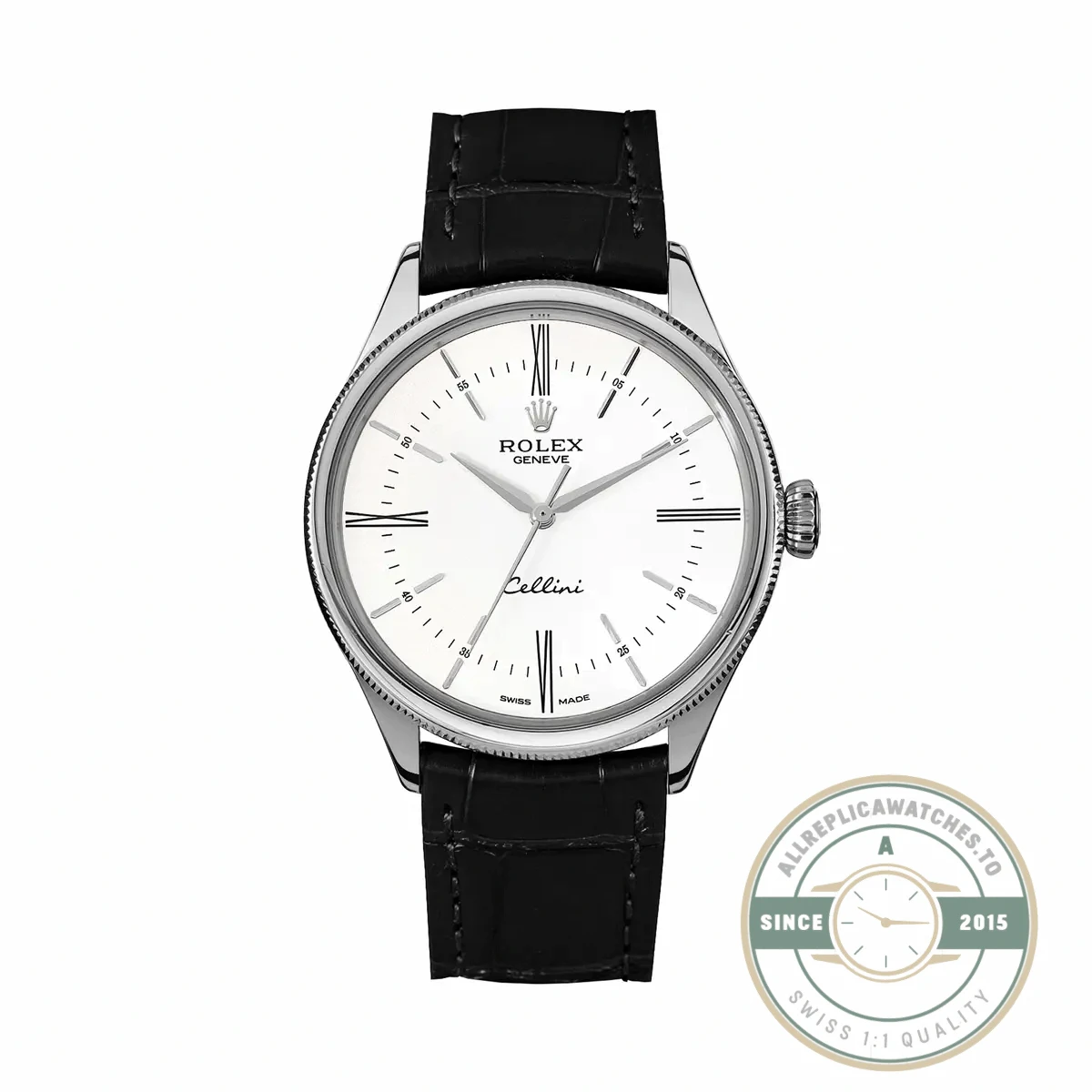 Replica Rolex Cellini white gold 50509.001 39mm White Dial - Factory Super Clone Watch