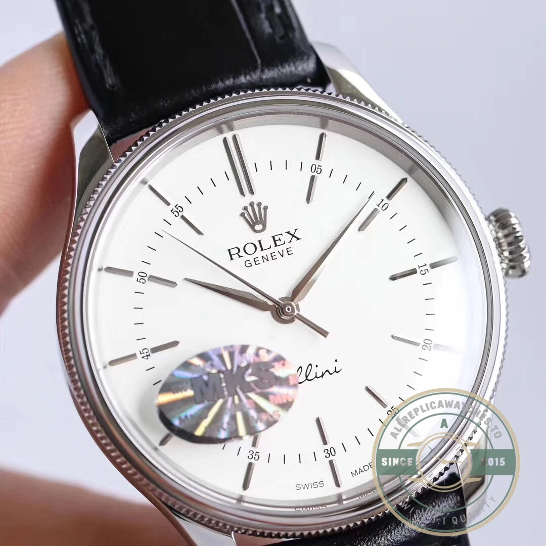 Replica Rolex Cellini white gold 50509.001 39mm White Dial - Top-Tier Swiss Replica Watch