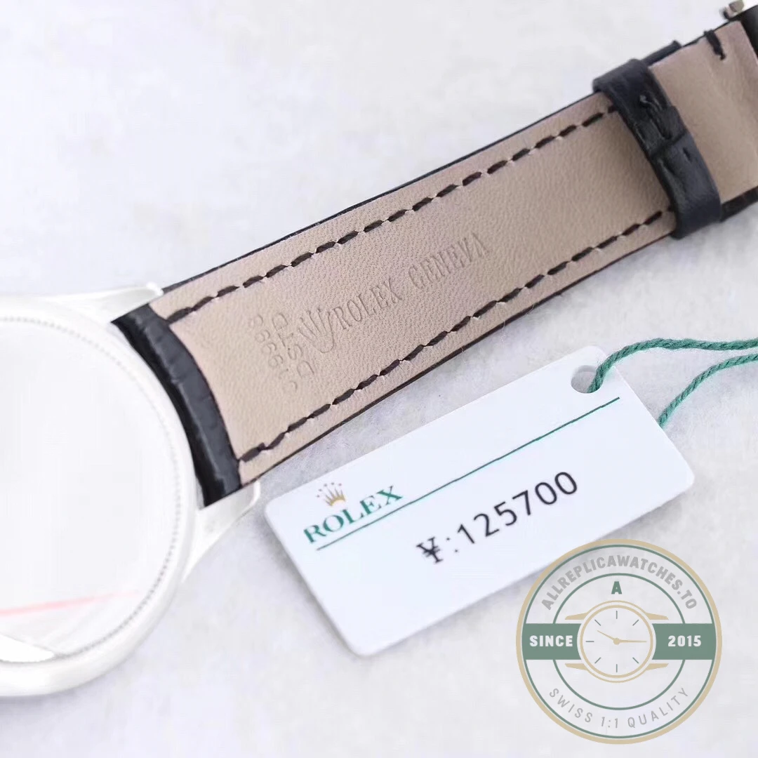 Replica Rolex Cellini white gold 50509.001 39mm White Dial - Budget Luxury Replica Watch