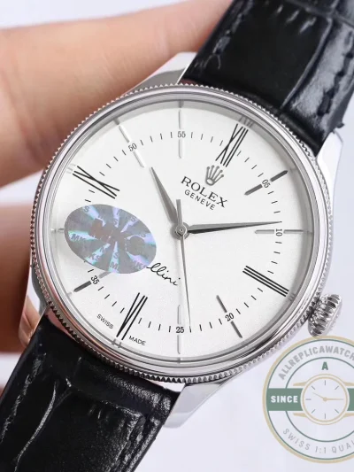 Replica Rolex Cellini white gold 50509.001 39mm White Dial - Swiss-Made Clone Watch
