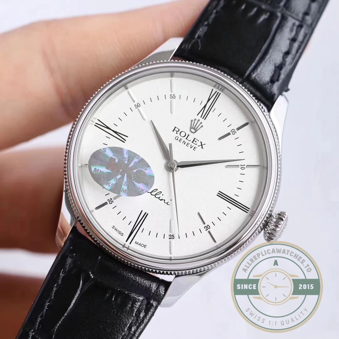 Replica Rolex Cellini white gold 50509.001 39mm White Dial - Swiss-Made Clone Watch