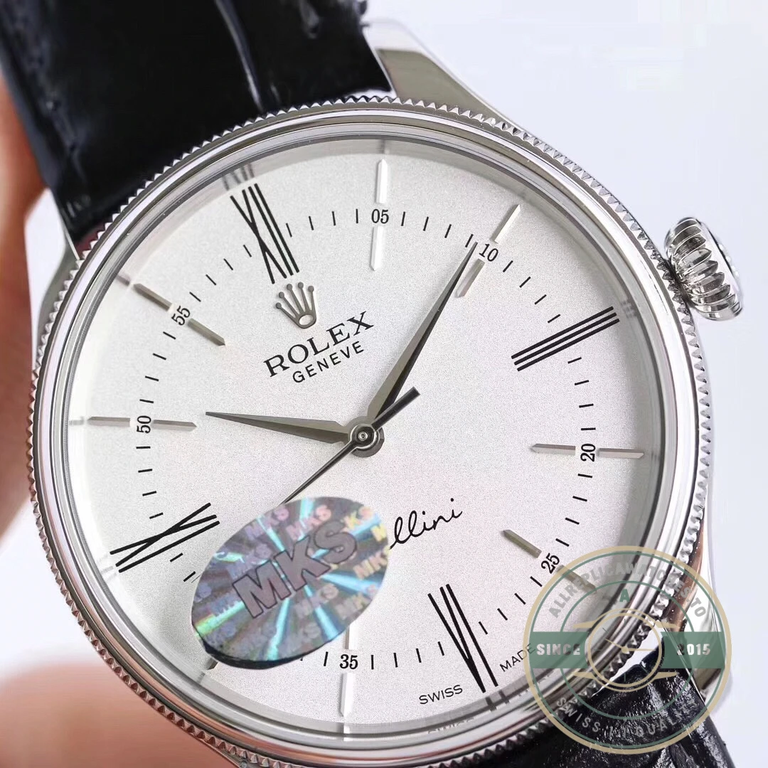 Replica Rolex Cellini white gold 50509.001 39mm White Dial - Budget Luxury Replica Watch