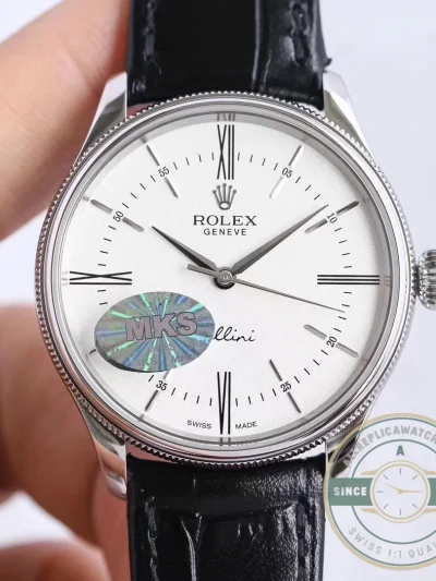 Replica Rolex Cellini white gold 50509.001 39mm White Dial - Affordable Luxury Replica Timepiece