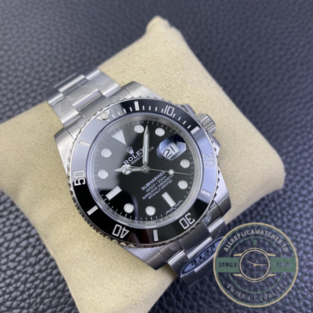 Replica Rolex Classic Black Submariner 116610LN 40mm - Budget Luxury Replica Watch