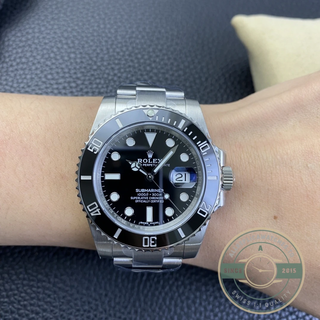 Replica Rolex Classic Black Submariner 116610LN 40mm - High-Grade Replica Watch