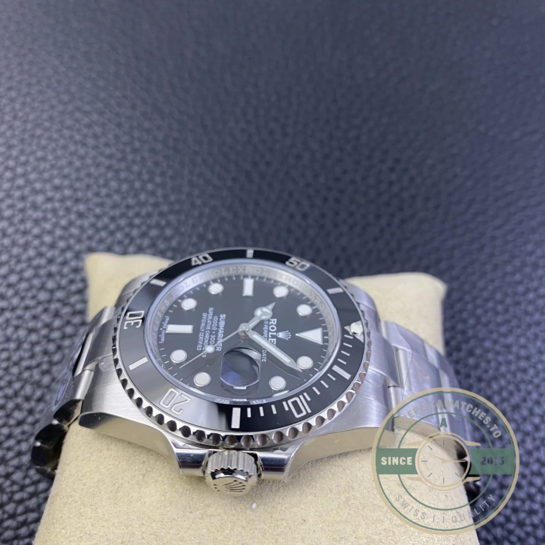 Replica Rolex Classic Black Submariner 116610LN 40mm - Affordable Super Clone Watch
