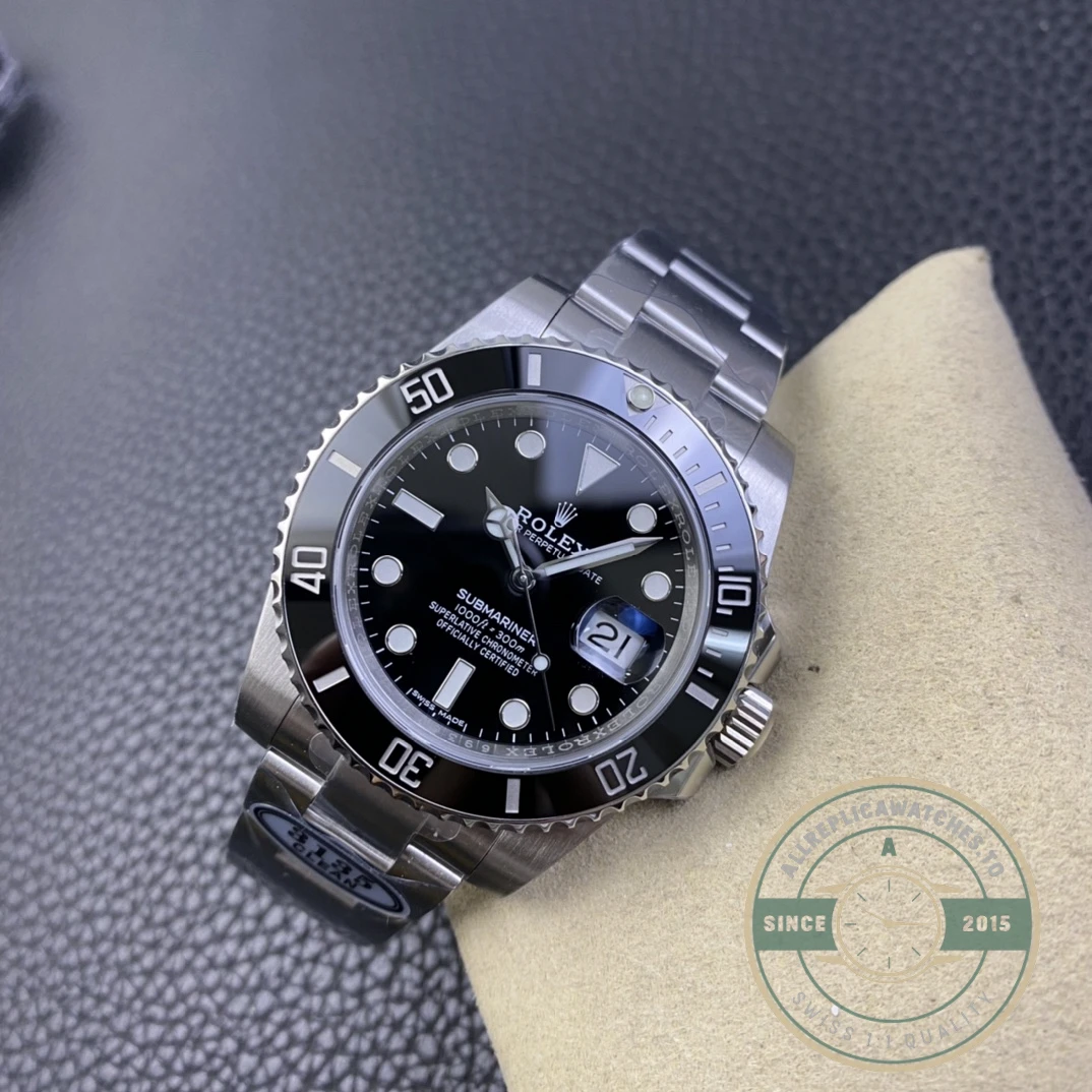 Replica Rolex Classic Black Submariner 116610LN 40mm - Best Quality Replica Watch
