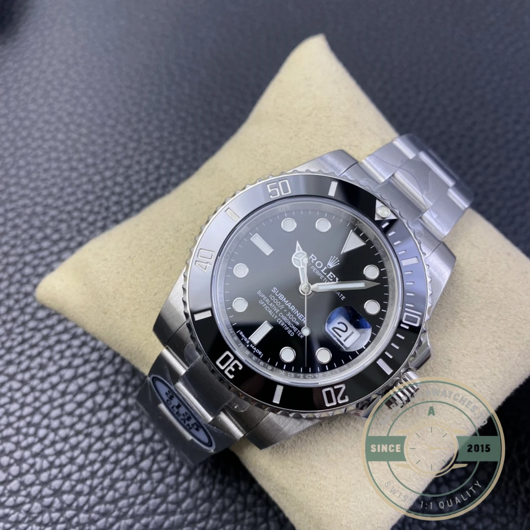 Replica Rolex Classic Black Submariner 116610LN 40mm - Factory Super Clone Watch