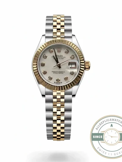 Replica Rolex Datejust 279171 Mother of Pearl 28mm Dial on Jubilee - Affordable Luxury Replica Timepiece