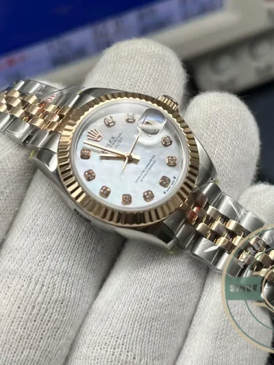Replica Rolex Datejust 279171 Mother of Pearl 28mm Dial on Jubilee - Factory Super Clone Watch