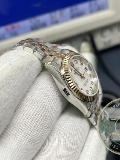 Replica Rolex Datejust 279171 Mother of Pearl 28mm Dial on Jubilee - Factory Super Clone Watch