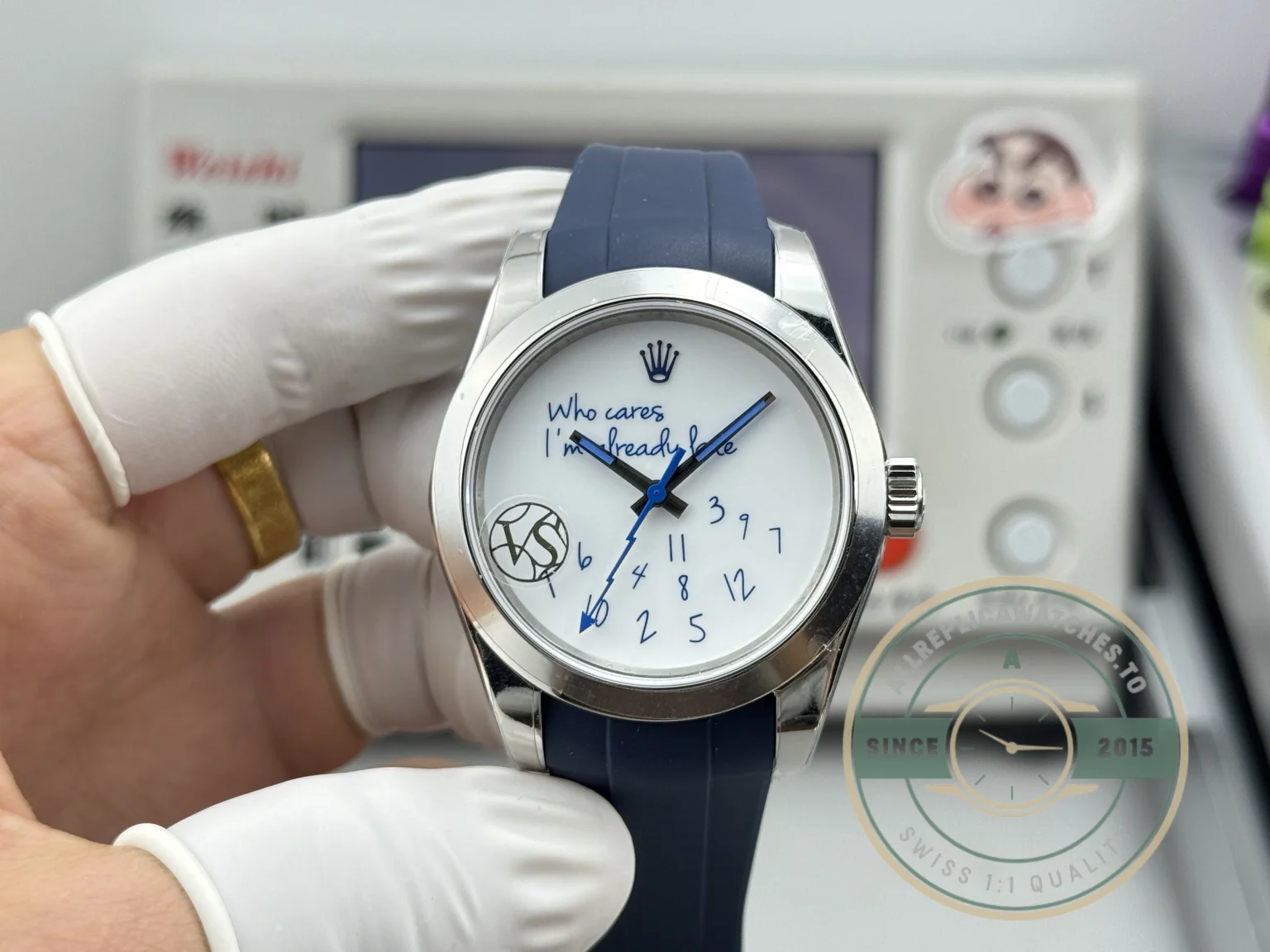 Replica Rolex Datejust 41mm 116300 Who Cares I'm Already Late - Top-Tier Swiss Replica Watch