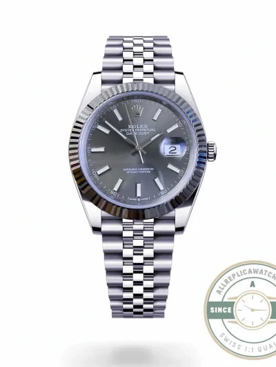 Replica Rolex Datejust 41mm Jubilee Grey Dial 126334-0014 - Affordable Super Clone Watch
