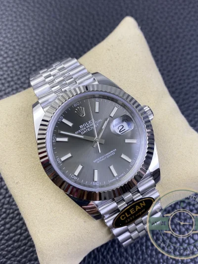Replica Rolex Datejust 41mm Jubilee Grey Dial 126334-0014 - Premium Super Clone Watch