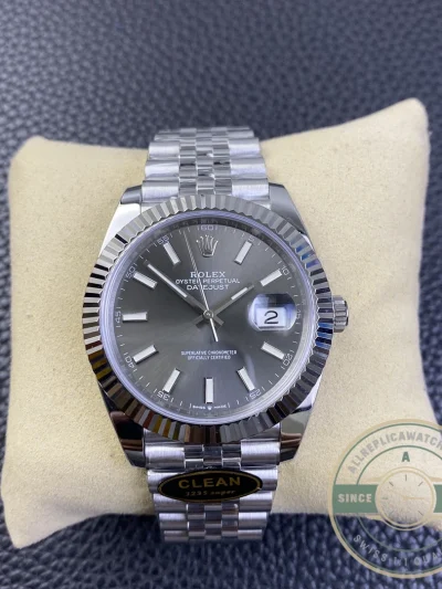 Replica Rolex Datejust 41mm Jubilee Grey Dial 126334-0014 - Best Quality Replica Watch
