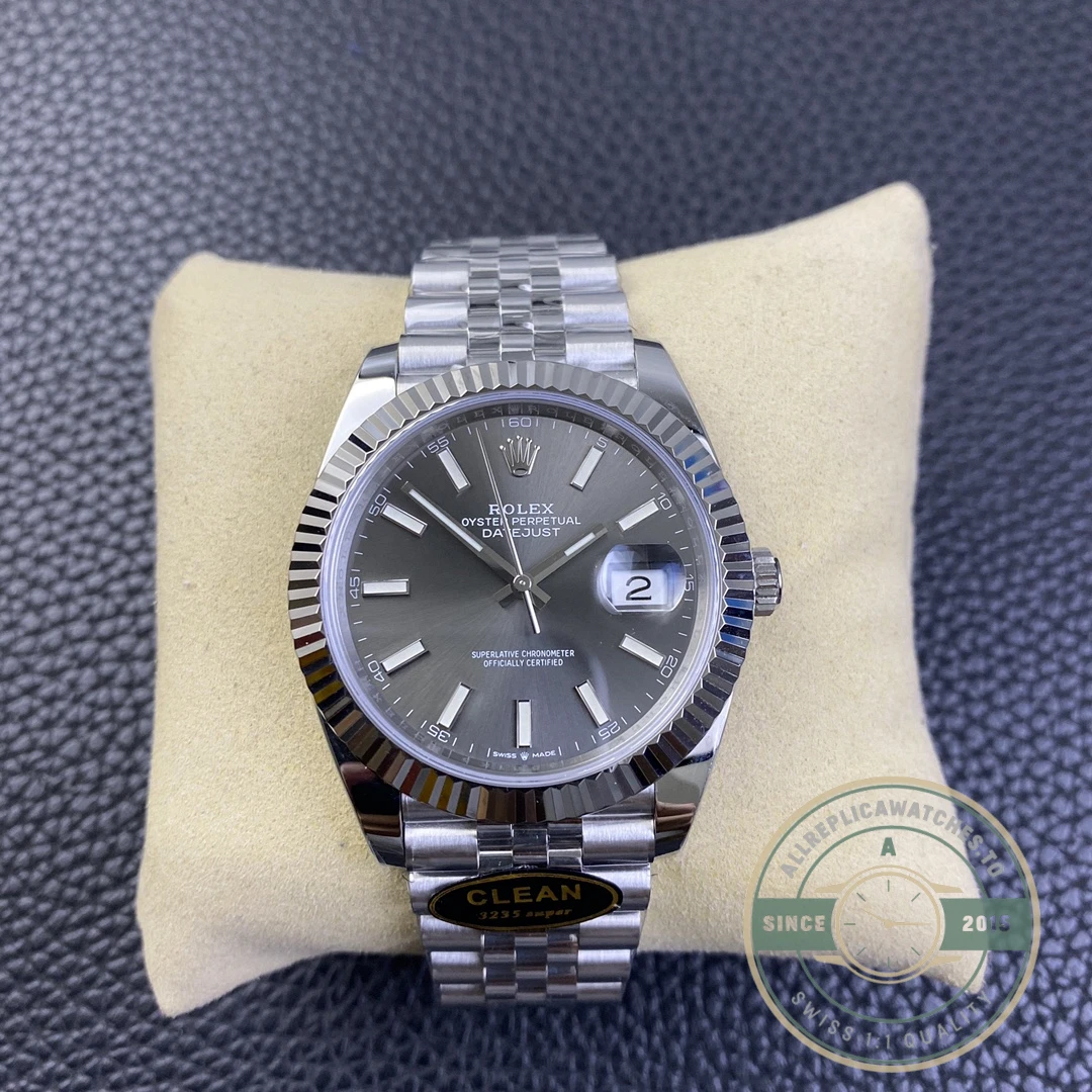 Replica Rolex Datejust 41mm Jubilee Grey Dial 126334-0014 - Best Quality Replica Watch