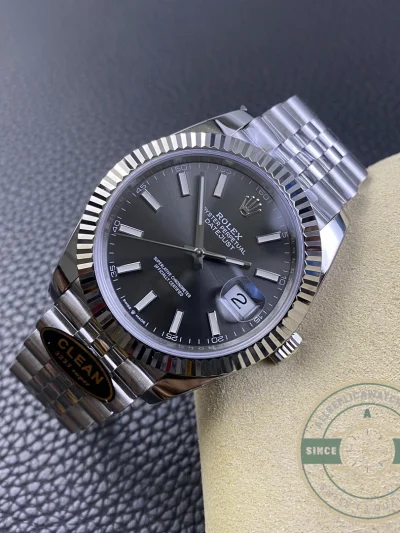 Replica Rolex Datejust 41mm Jubilee Grey Dial 126334-0014 - Luxury Replica Watch