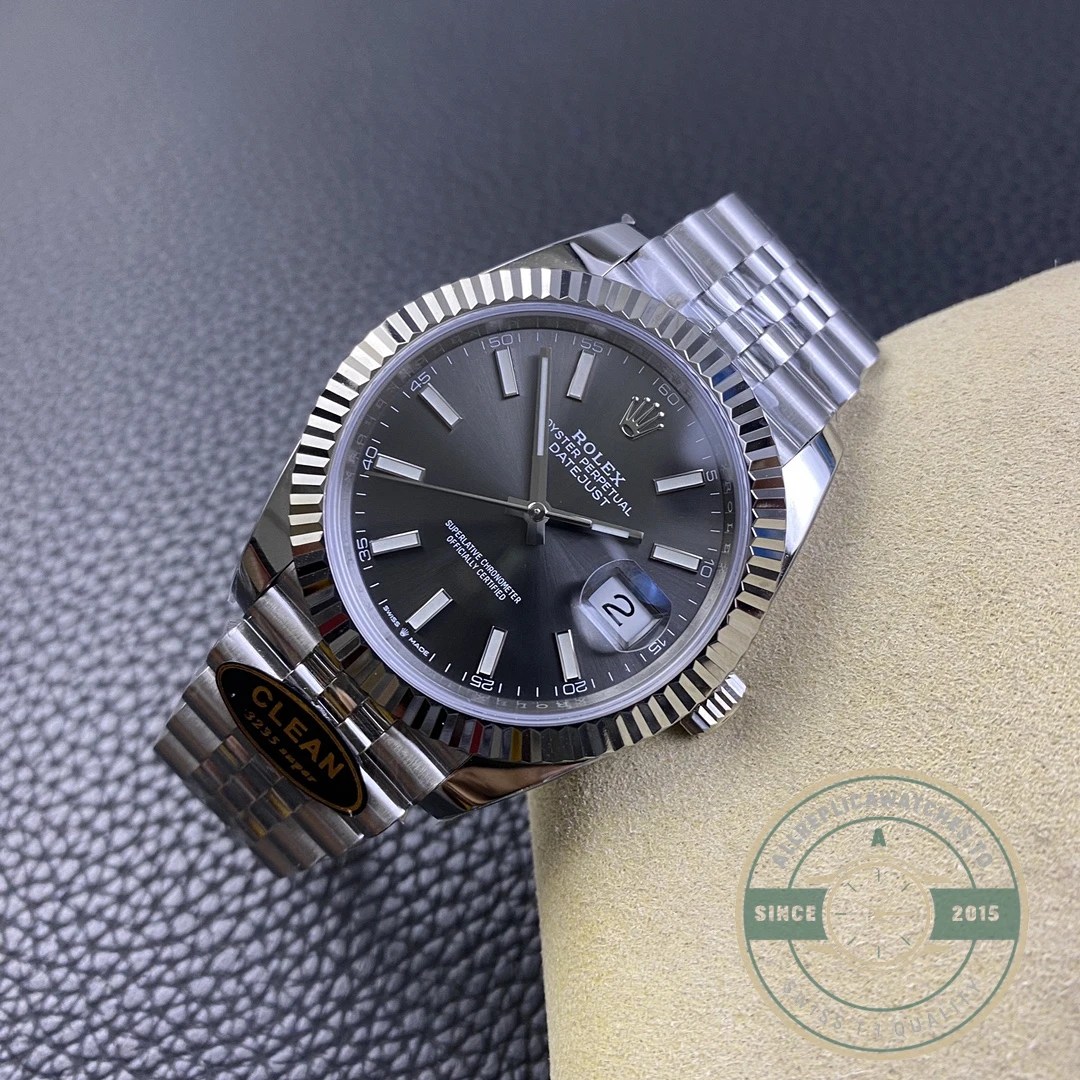 Replica Rolex Datejust 41mm Jubilee Grey Dial 126334-0014 - Luxury Replica Watch