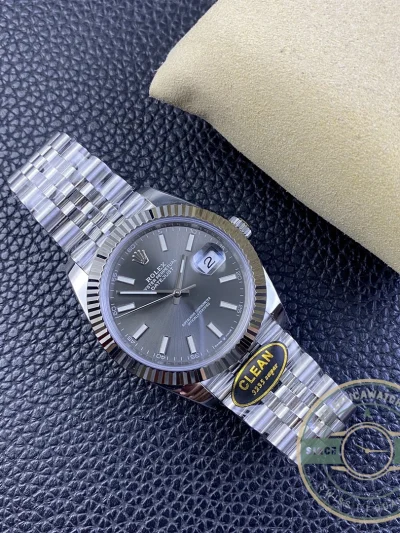 Replica Rolex Datejust 41mm Jubilee Grey Dial 126334-0014 - High-Grade Replica Watch