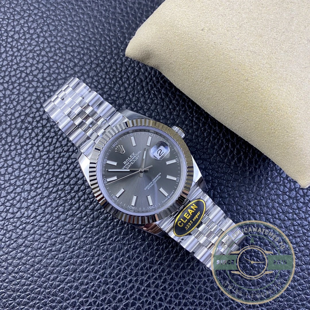 Replica Rolex Datejust 41mm Jubilee Grey Dial 126334-0014 - High-Grade Replica Watch