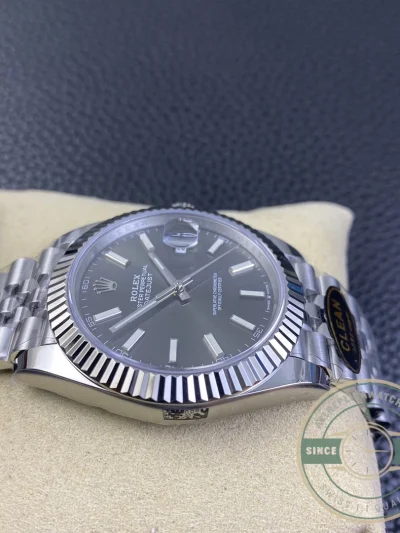 Replica Rolex Datejust 41mm Jubilee Grey Dial 126334-0014 - High-Grade Replica Watch