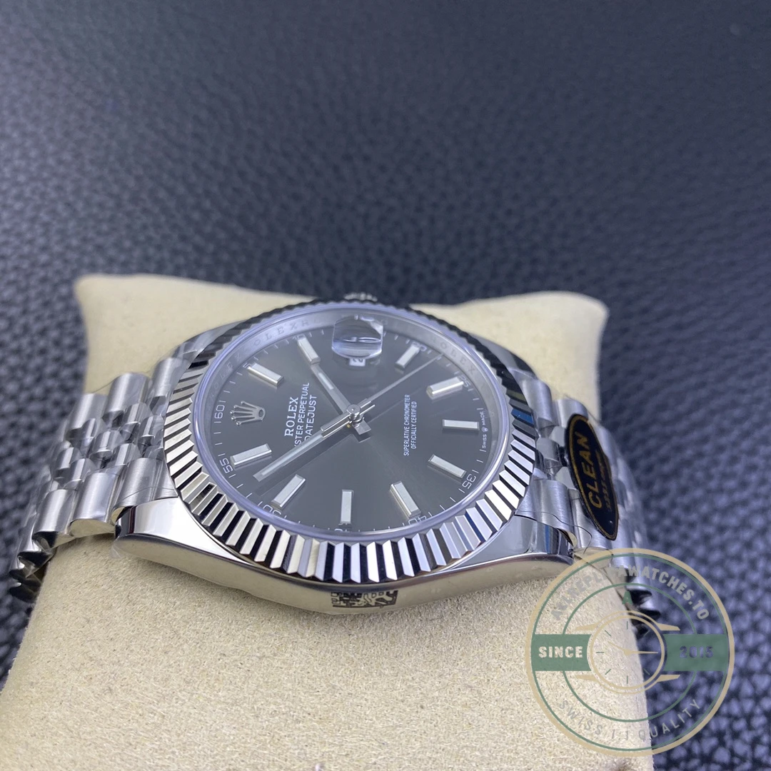 Replica Rolex Datejust 41mm Jubilee Grey Dial 126334-0014 - High-Grade Replica Watch